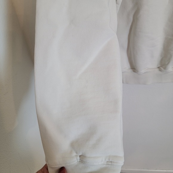 Mayfair Group Athletic Club Sweatshirt Embroidered OS Cream Oversized Tennis - Picture 15 of 16